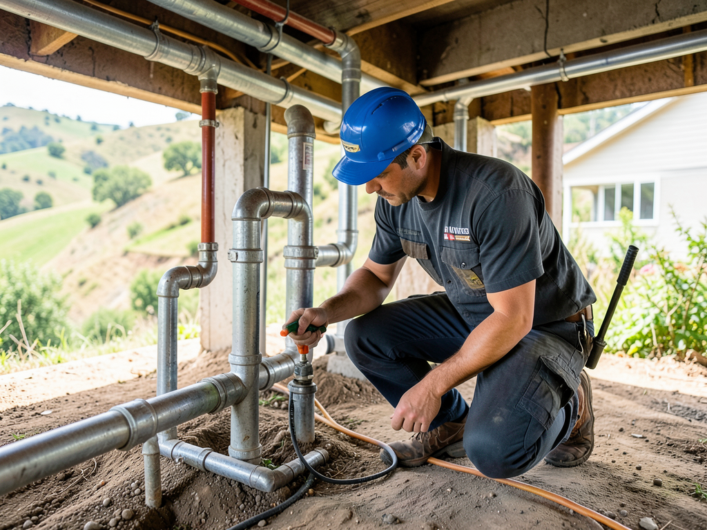 Fixing low water pressure in the upstairs bathroom