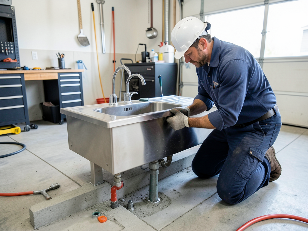 How to choose a heavy duty garage utility sink for