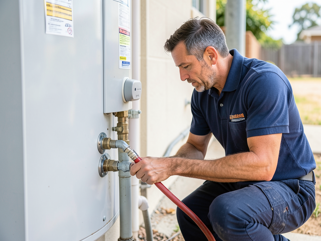 How to flush a standard water heater to remove sed