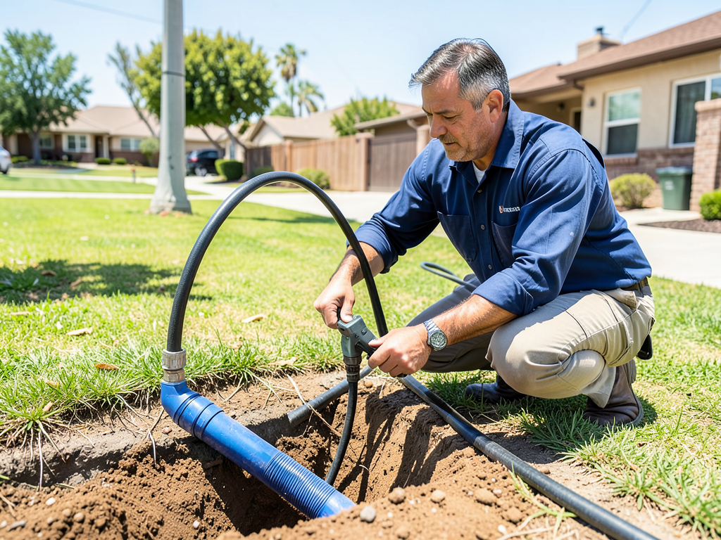How to identify and repair an irrigation main line