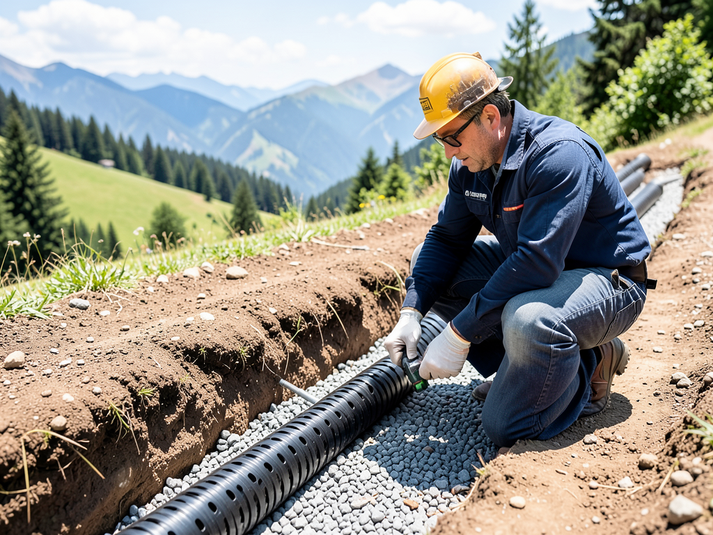 Stop heavy rains from flooding your alpine foundat